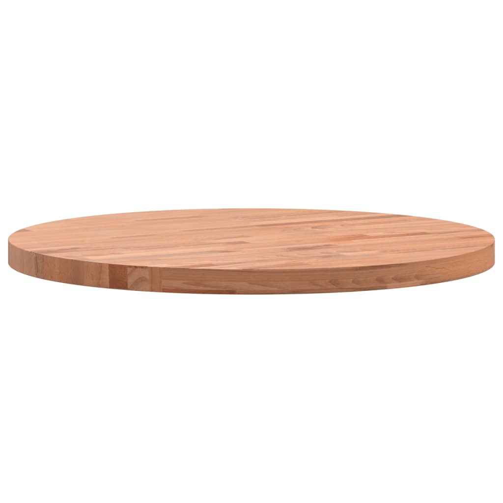 Dessus de table Ø50x2,5 cm rond bois massif de hêtre - XIOS