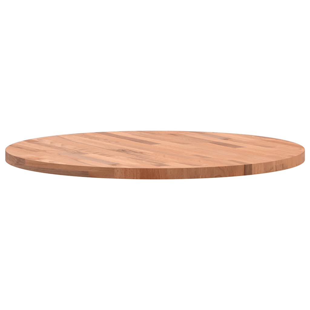 Dessus de table Ø70x2,5 cm rond bois massif de hêtre - XIOS
