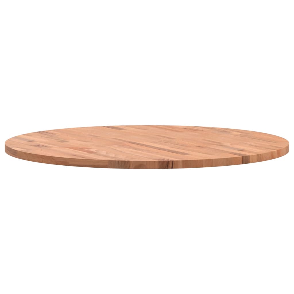 Dessus de table Ø90x2,5 cm rond bois massif de hêtre - XIOS