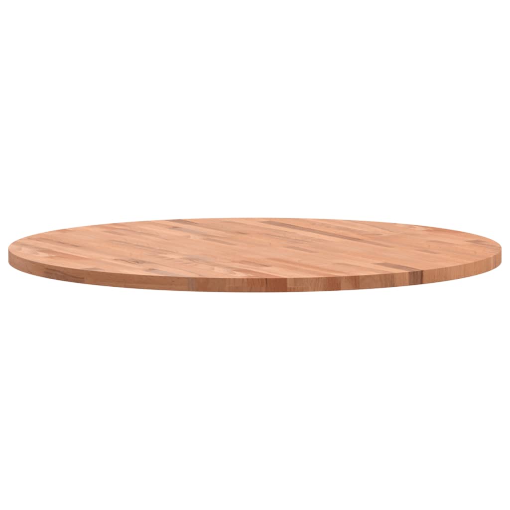 Dessus de table Ø90x2,5 cm rond bois massif de hêtre - XIOS