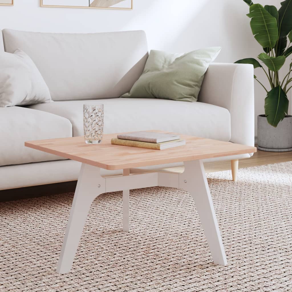 Dessus de table 60x60x1,5 cm carré bois massif de hêtre - XIOS