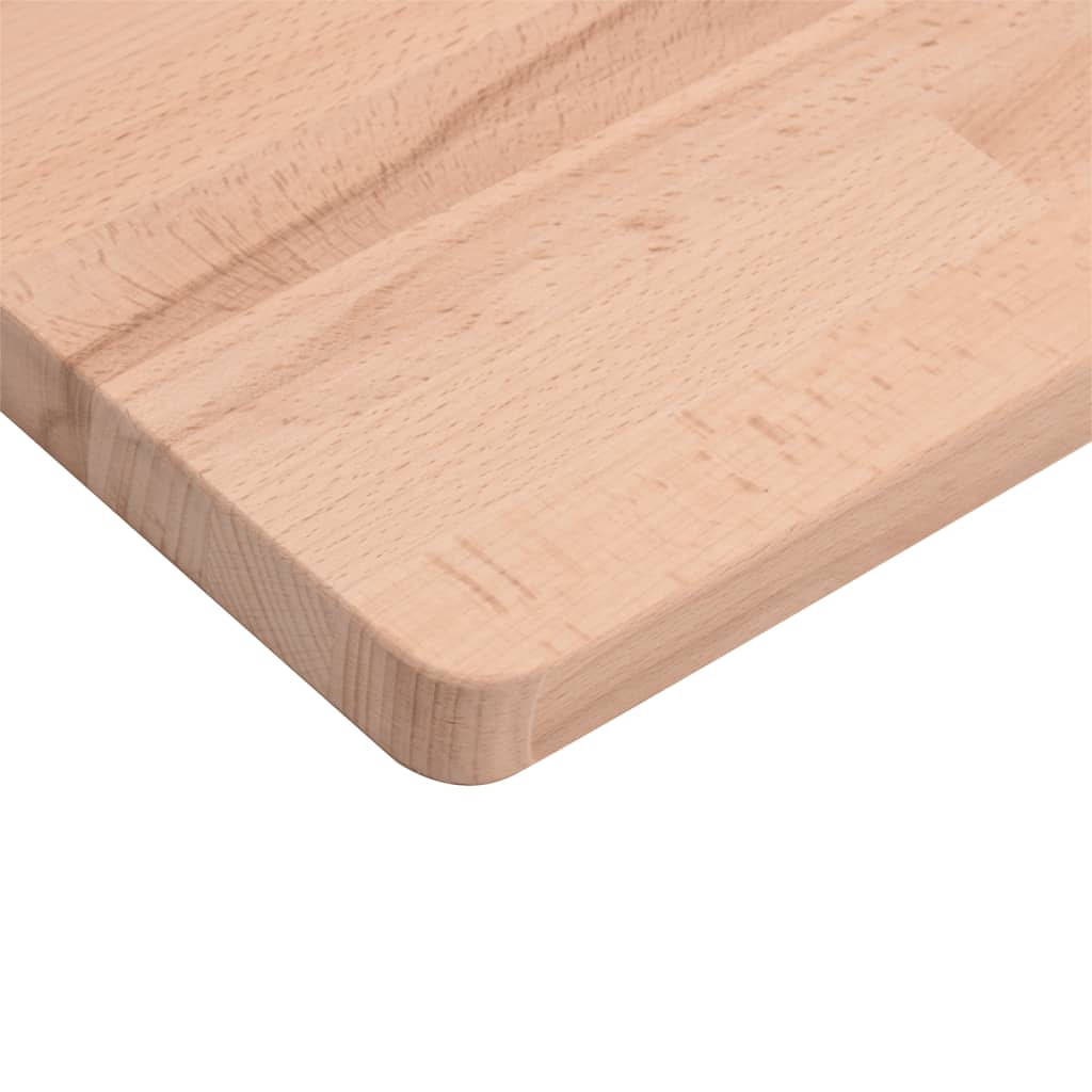 Dessus de table 90x90x1,5 cm carré bois massif de hêtre - XIOS
