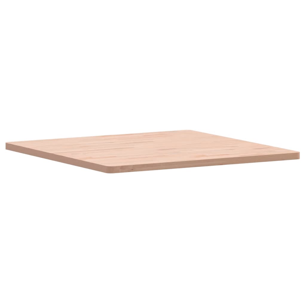 Dessus de table 80x80x2,5 cm carré bois massif de hêtre - XIOS