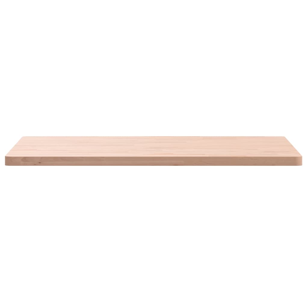 Dessus de table 80x80x2,5 cm carré bois massif de hêtre - XIOS