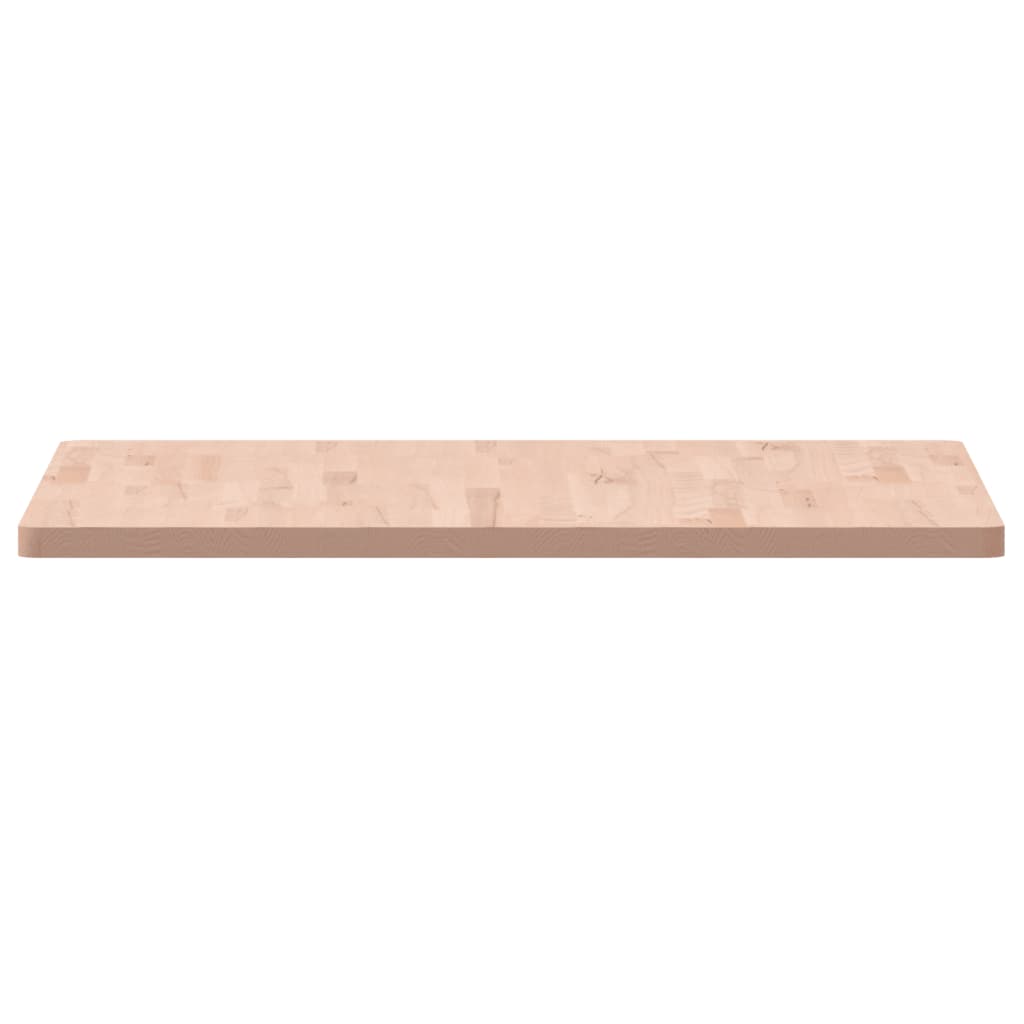Dessus de table 80x80x2,5 cm carré bois massif de hêtre - XIOS