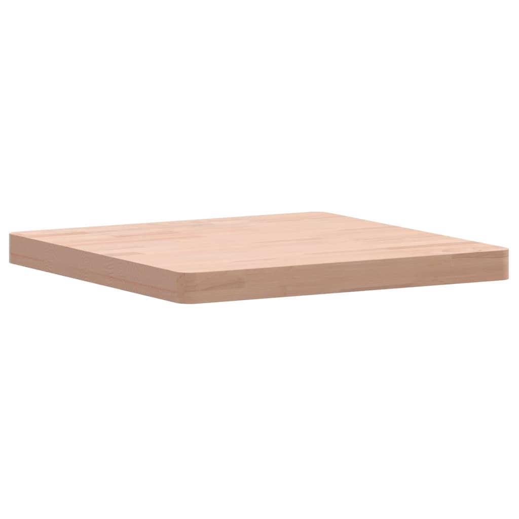 Dessus de table 50x50x4 cm carré bois massif de hêtre - XIOS