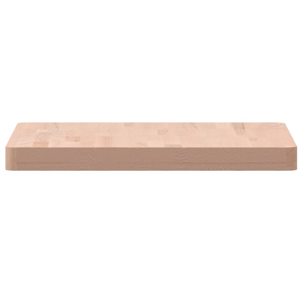 Dessus de table 50x50x4 cm carré bois massif de hêtre - XIOS