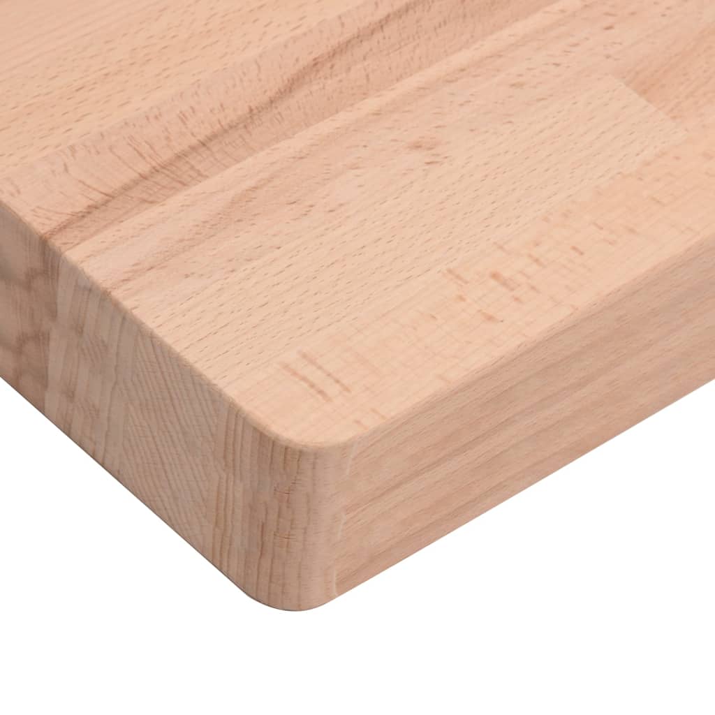 Dessus de table 50x50x4 cm carré bois massif de hêtre - XIOS