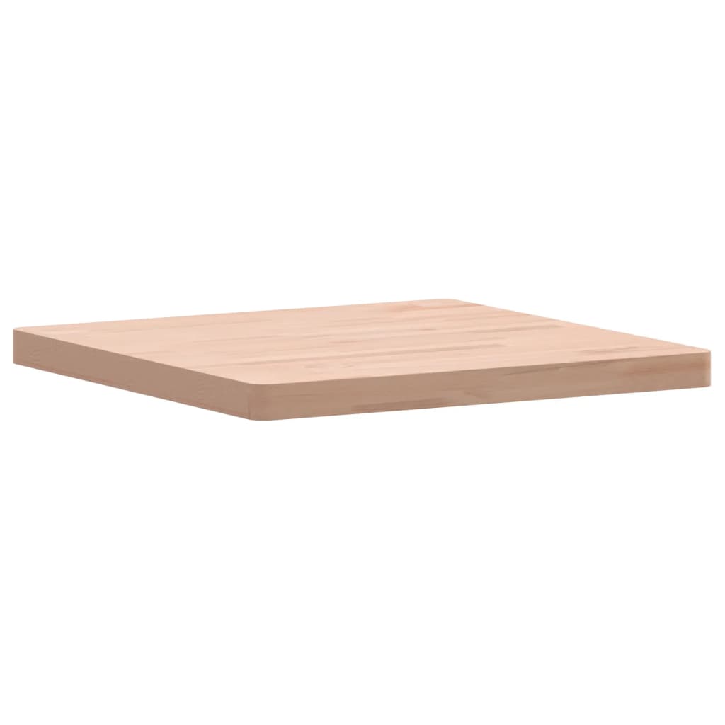 Dessus de table 60x60x4 cm carré bois massif de hêtre - XIOS