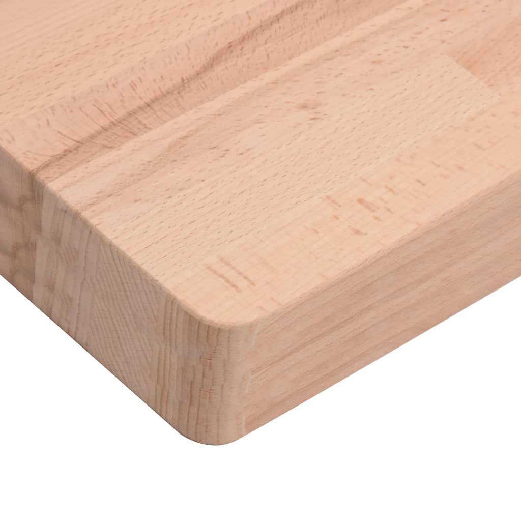 Dessus de table 60x60x4 cm carré bois massif de hêtre - XIOS