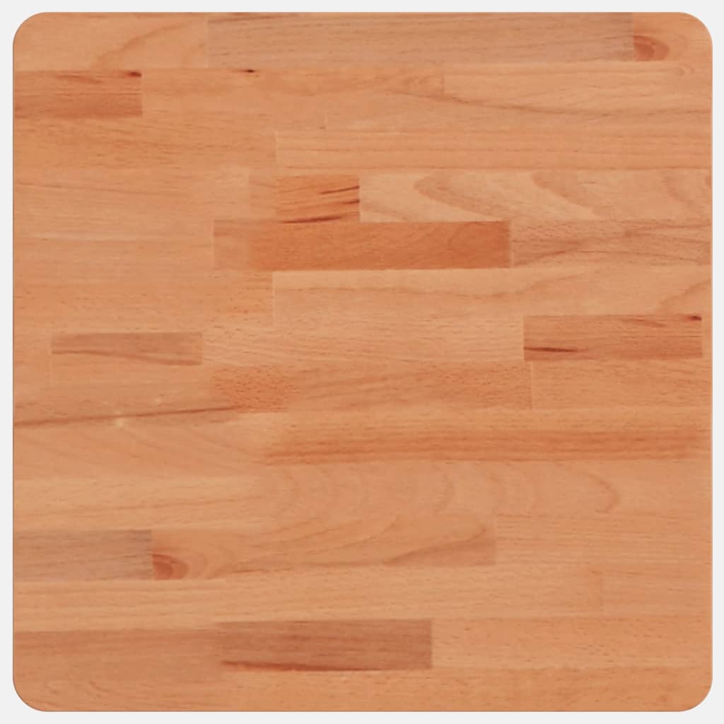 Dessus de table 40x40x1,5 cm carré bois massif de hêtre - XIOS