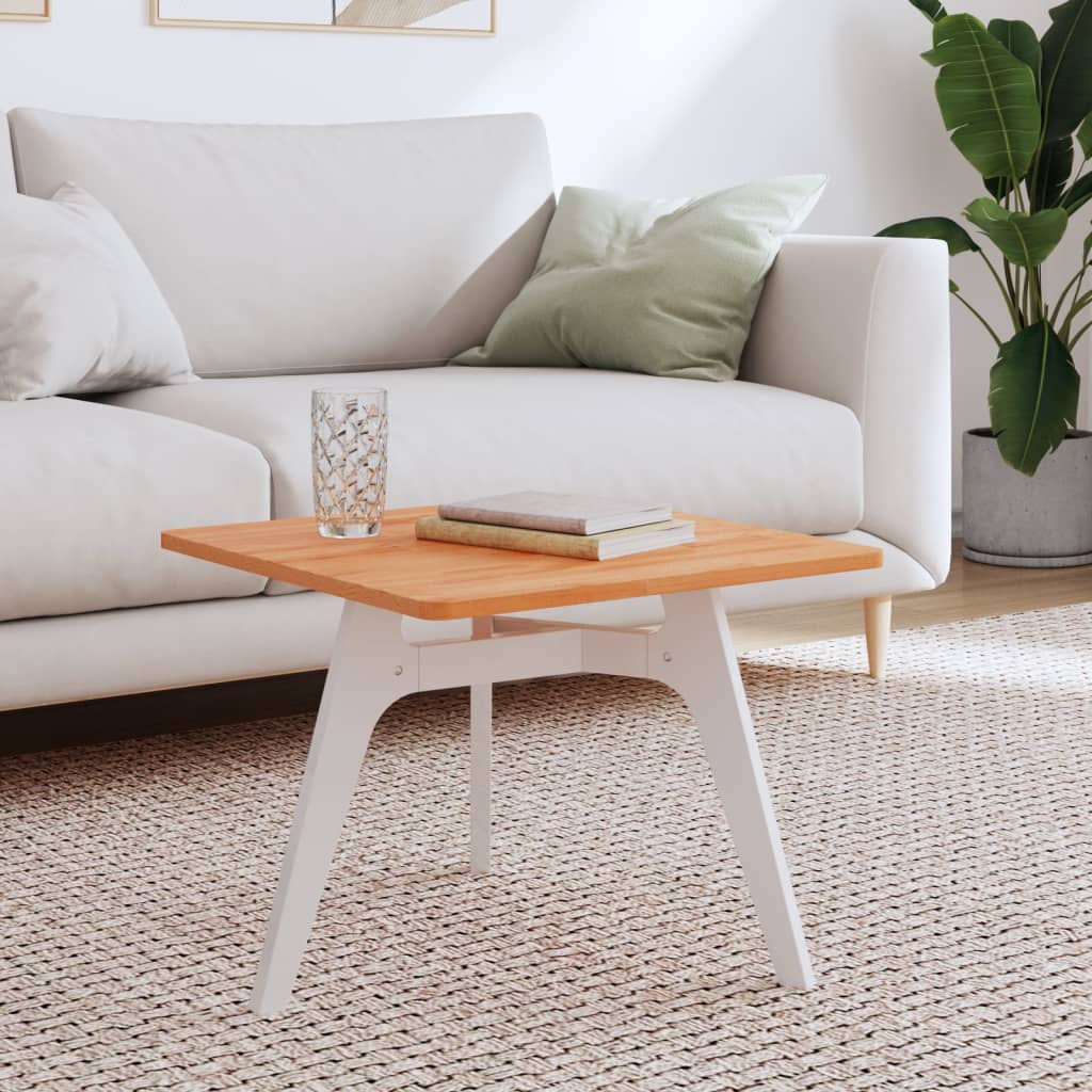 Dessus de table 50x50x1,5 cm carré bois massif de hêtre - XIOS