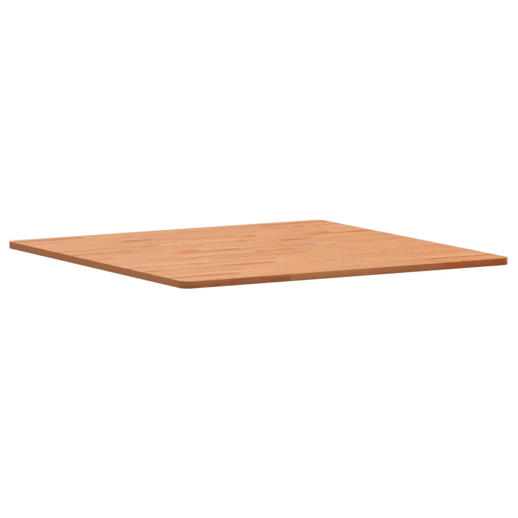 Dessus de table 80x80x1,5 cm carré bois massif de hêtre - XIOS