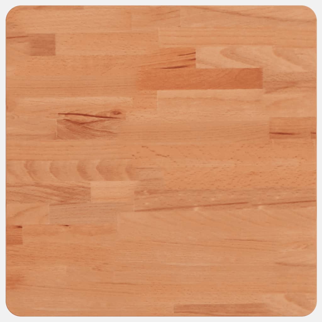 Dessus de table 40x40x2,5 cm carré bois massif de hêtre - XIOS