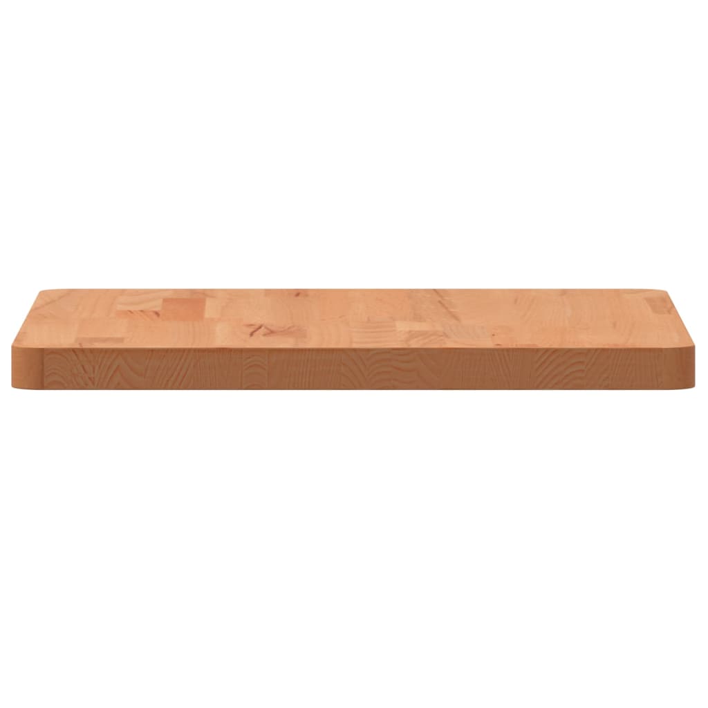 Dessus de table 40x40x2,5 cm carré bois massif de hêtre - XIOS
