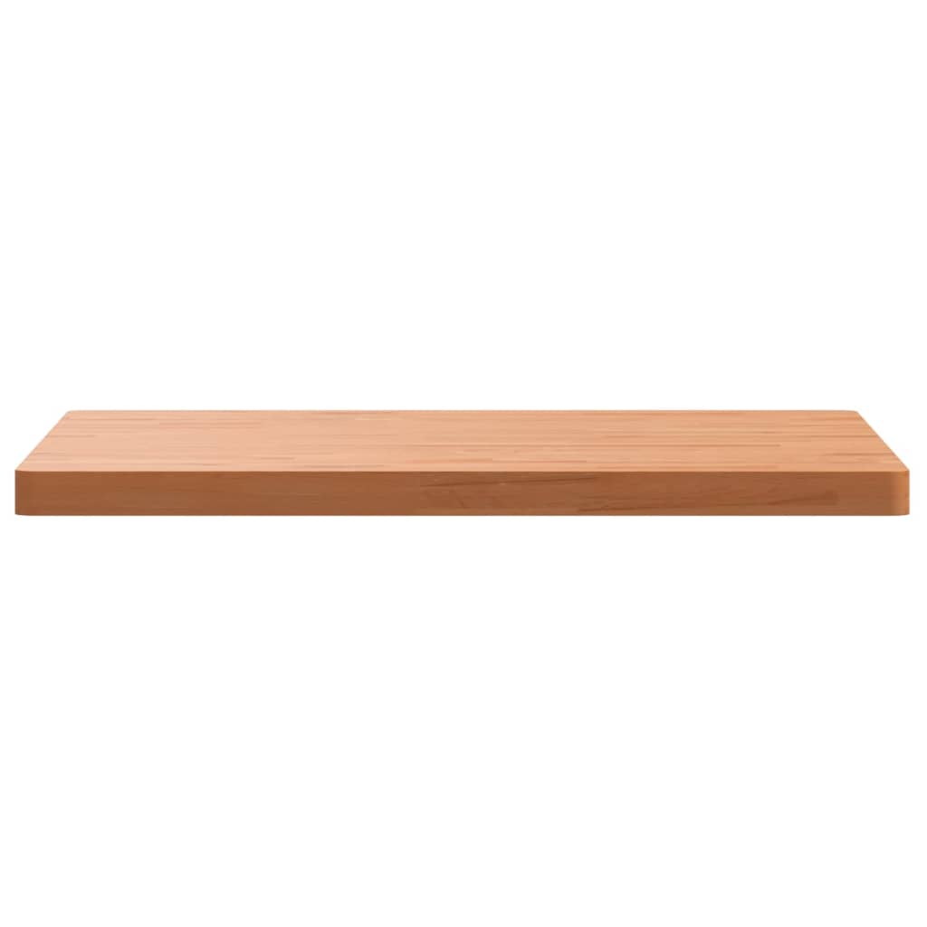 Dessus de table 80x80x4 cm carré bois massif de hêtre - XIOS