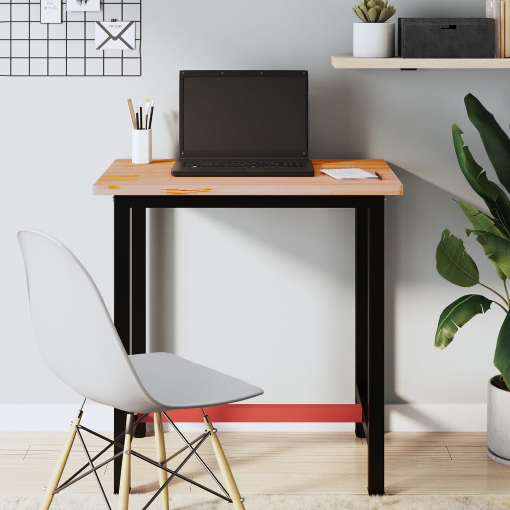 Dessus de bureau 80x55x2,5 cm bois massif de hêtre - XIOS