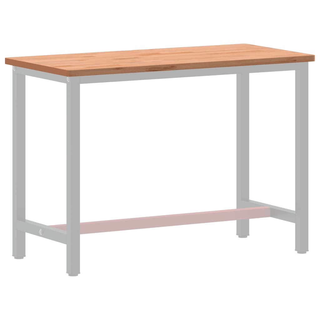 Dessus de bureau 115x55x2,5 cm bois massif de hêtre - XIOS