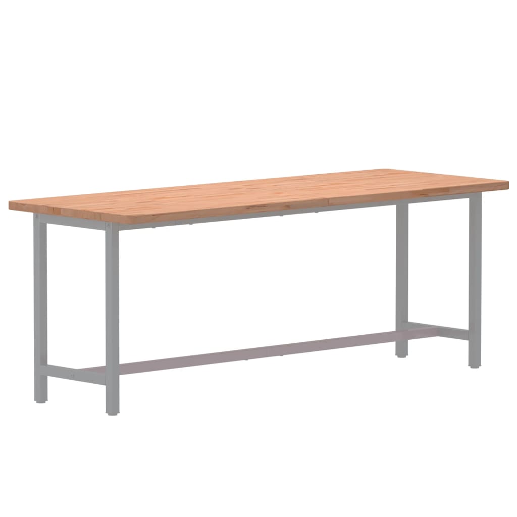 Dessus de bureau 150x55x2,5 cm bois massif de hêtre - XIOS