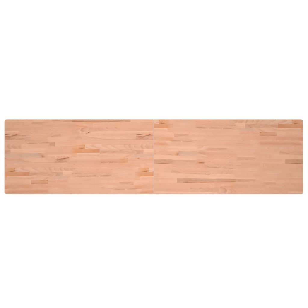 Dessus de bureau 220x55x2,5 cm bois massif de hêtre - XIOS
