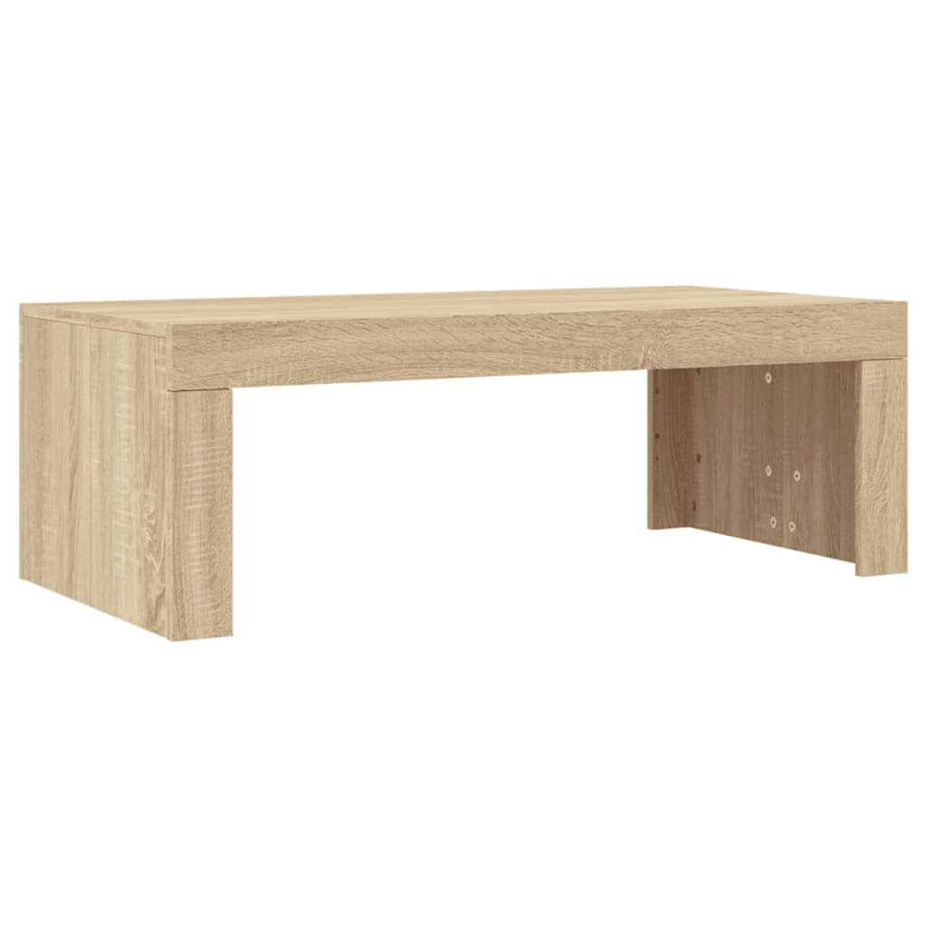 Table basse chêne sonoma 102x50x36 cm bois d'ingénierie - XIOS