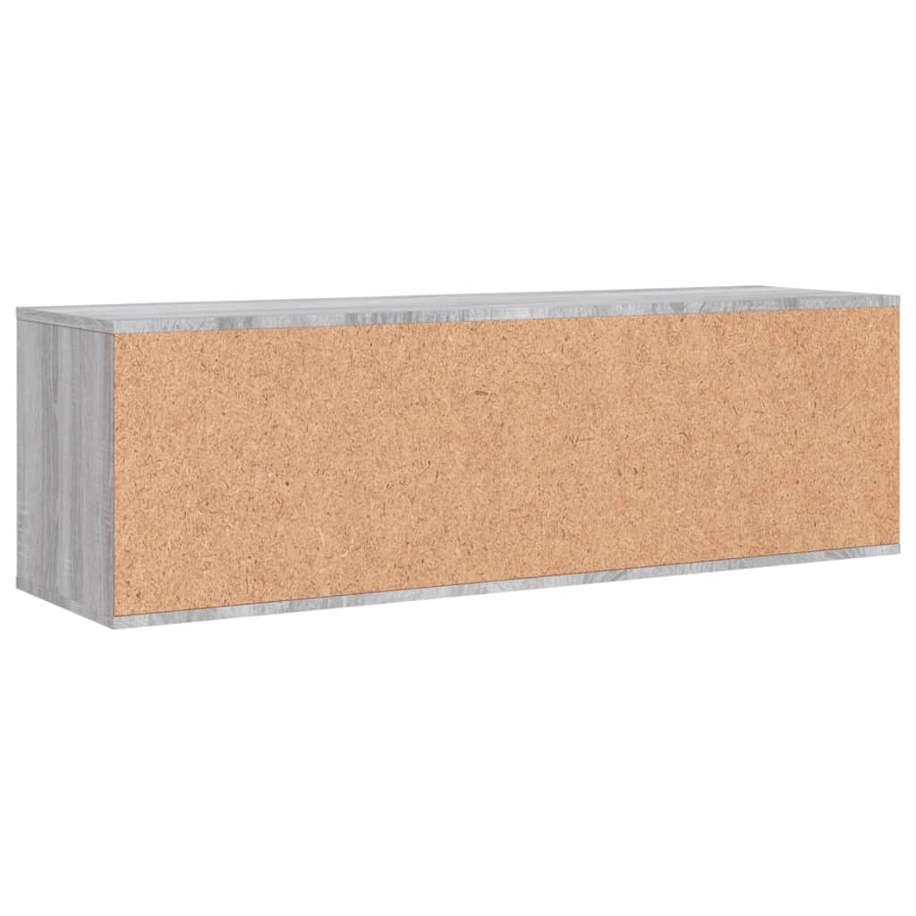 Meuble TV sonoma gris 120x34x37 cm bois d'ingénierie - XIOS