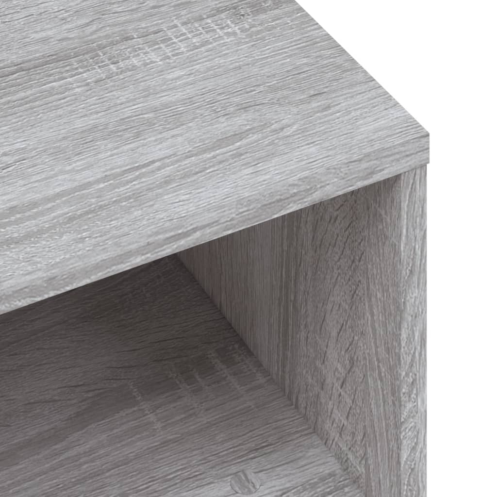 Meuble TV sonoma gris 120x34x37 cm bois d'ingénierie - XIOS