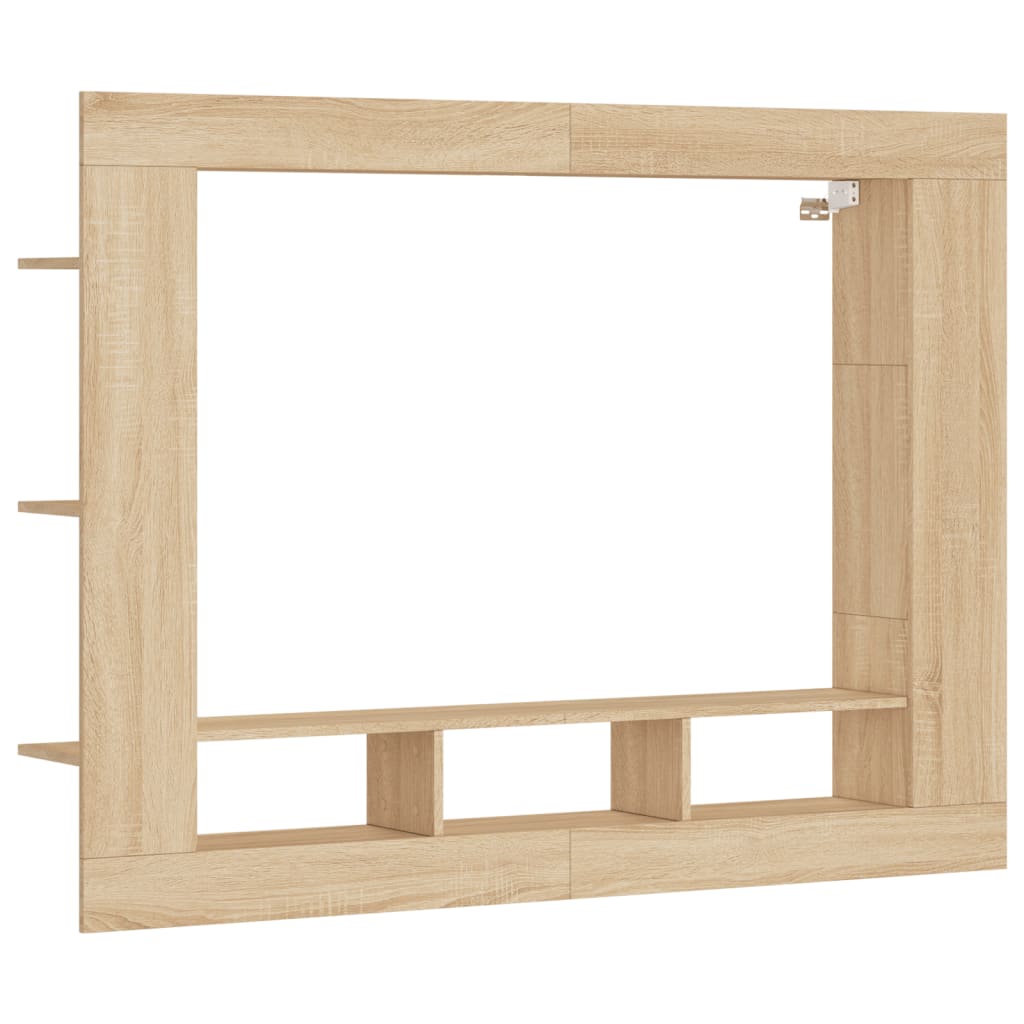 Meuble TV chêne sonoma 152x22x113 cm bois d'ingénierie - XIOS