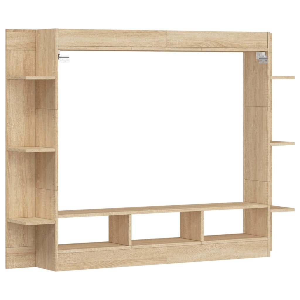 Meuble TV chêne sonoma 152x22x113 cm bois d'ingénierie - XIOS