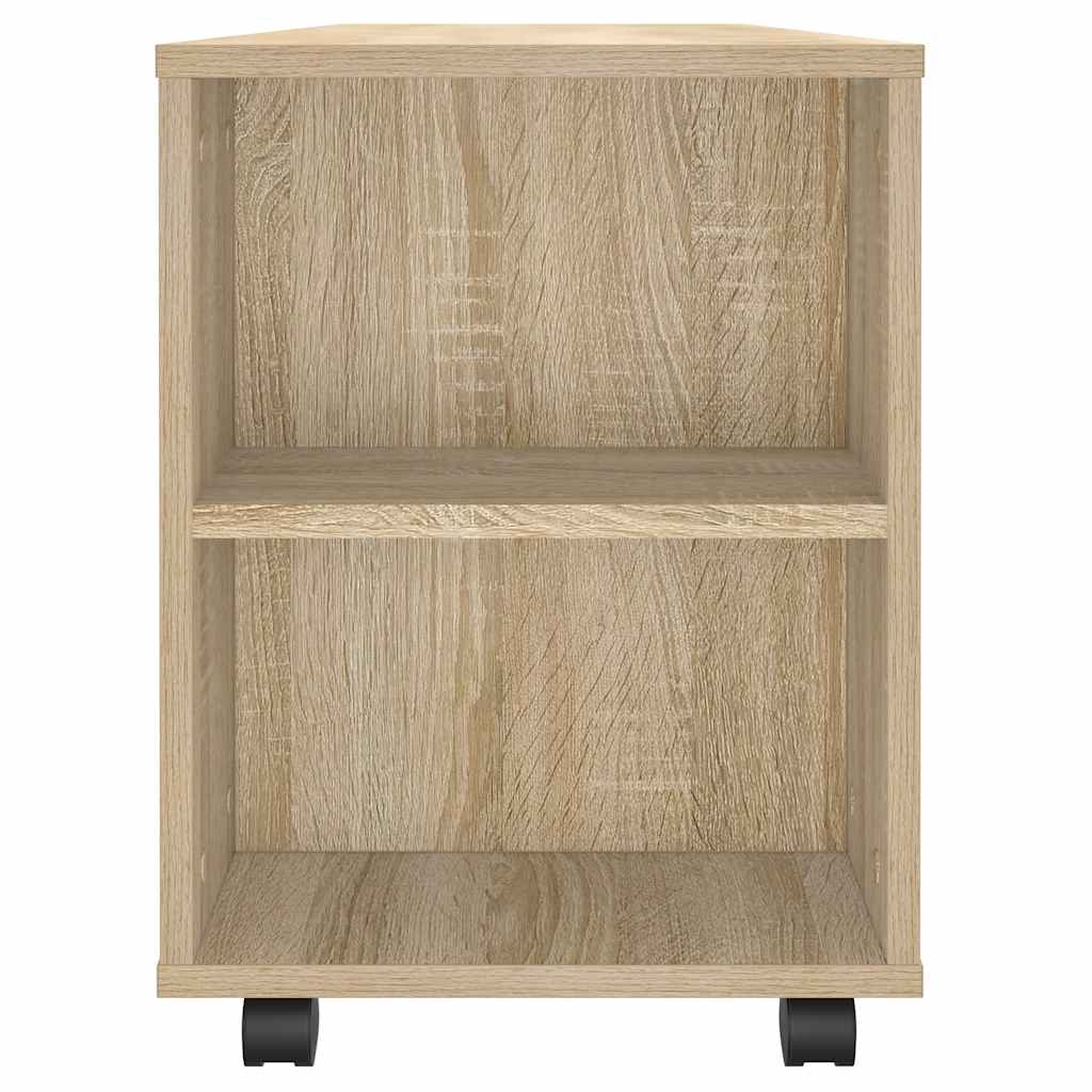 Meubles TV chêne sonoma 102x34,5x43 cm bois d'ingénierie