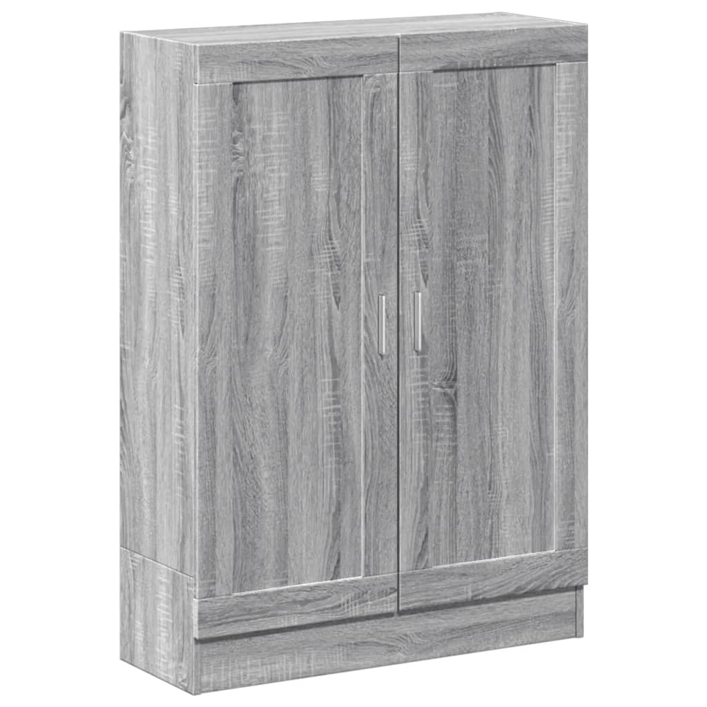 Bibliothèque sonoma gris 82,5x30,5x115 cm bois d'ingénierie - XIOS