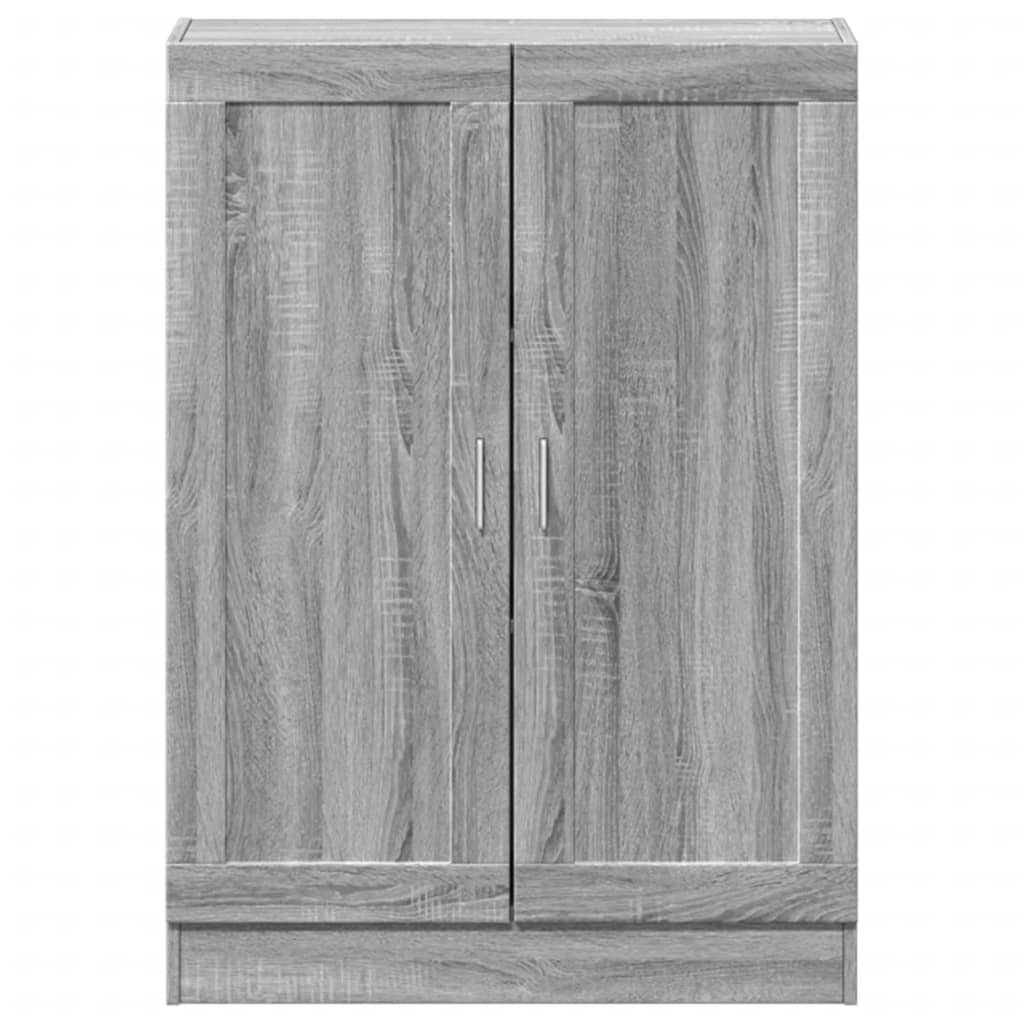 Bibliothèque sonoma gris 82,5x30,5x115 cm bois d'ingénierie - XIOS