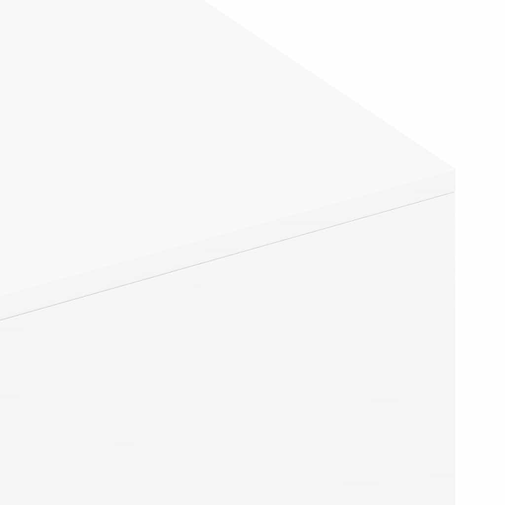 Table basse blanc 100x49,5x31 cm bois d'ingénierie - XIOS