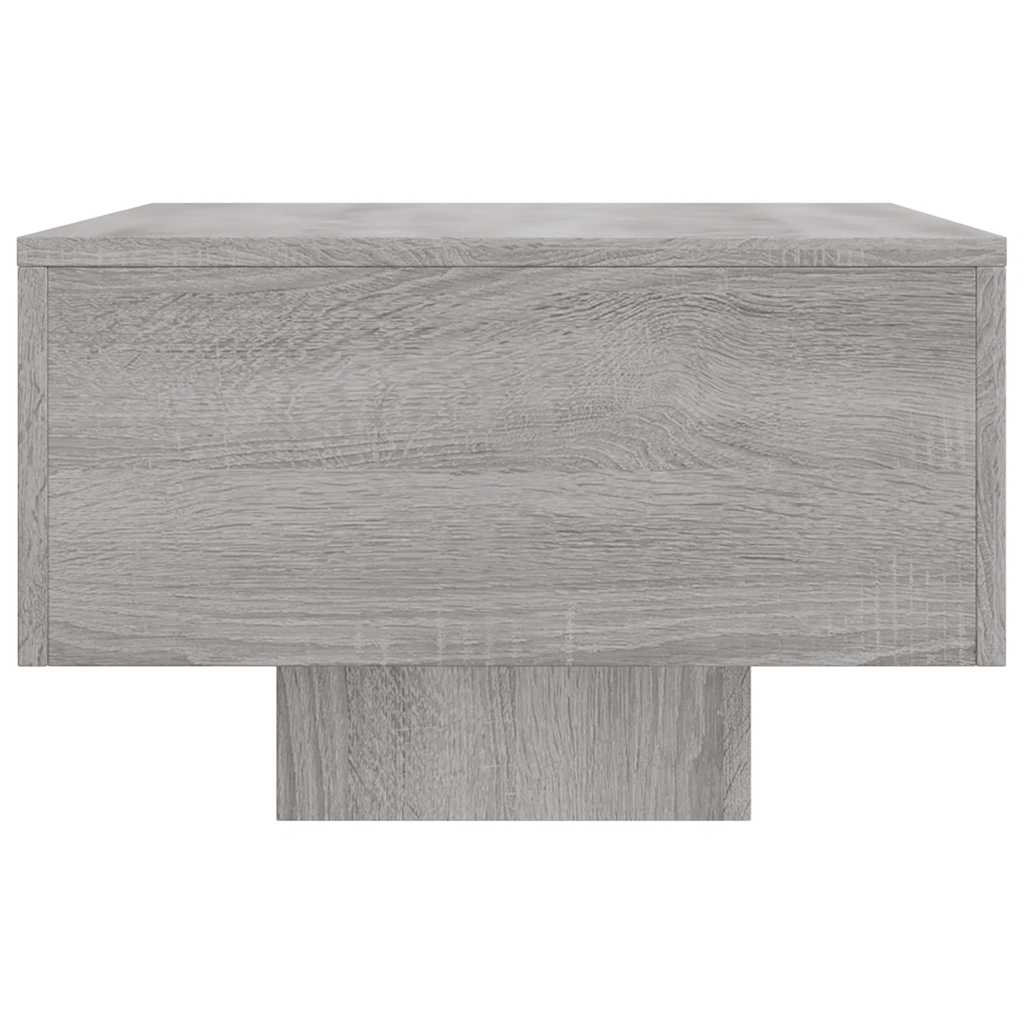 Table basse sonoma gris 100x49,5x31 cm bois d'ingénierie - XIOS
