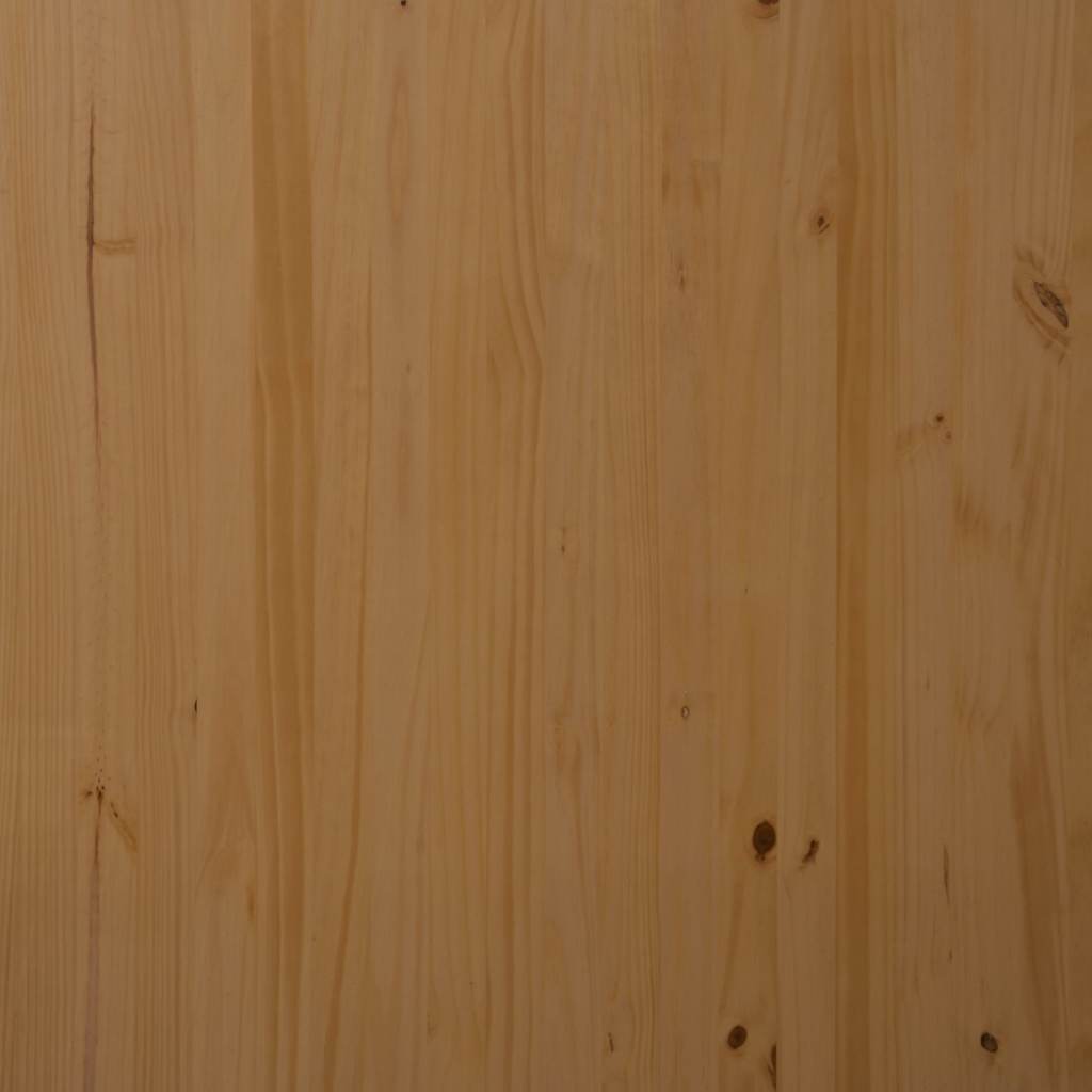 Armoire roulante avec tiroirs MOSS bois de pin marron miel - XIOS