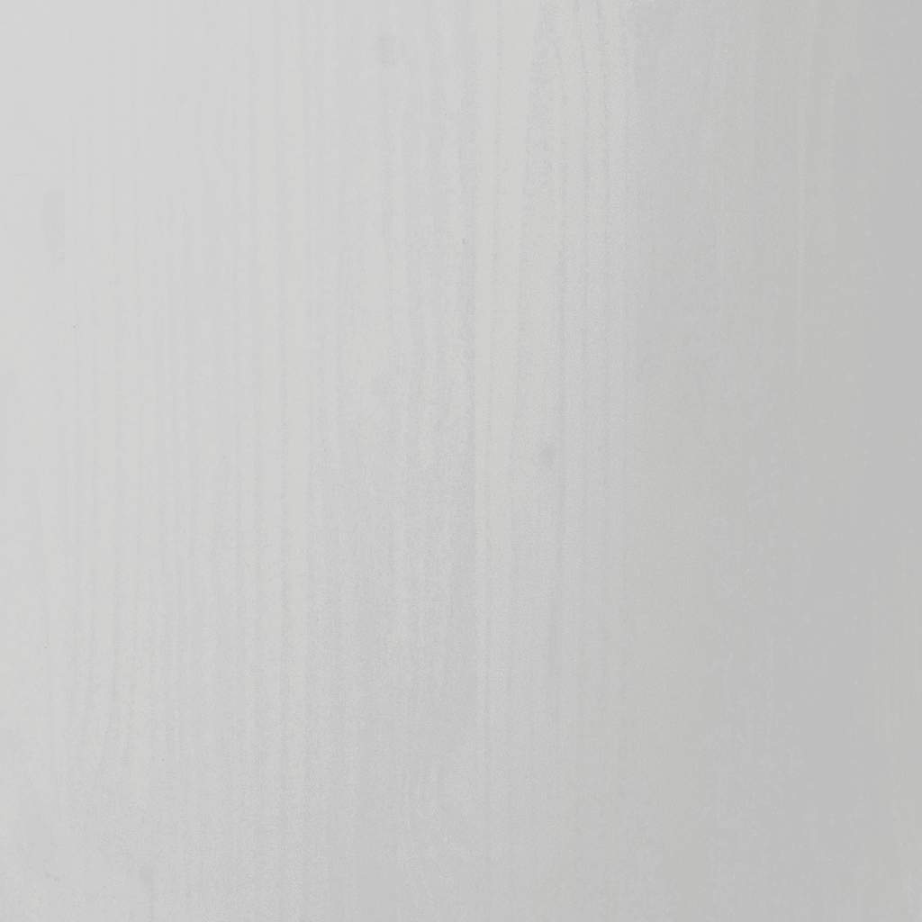 Armoire roulante avec tiroirs MOSS blanc bois de pin solide - XIOS