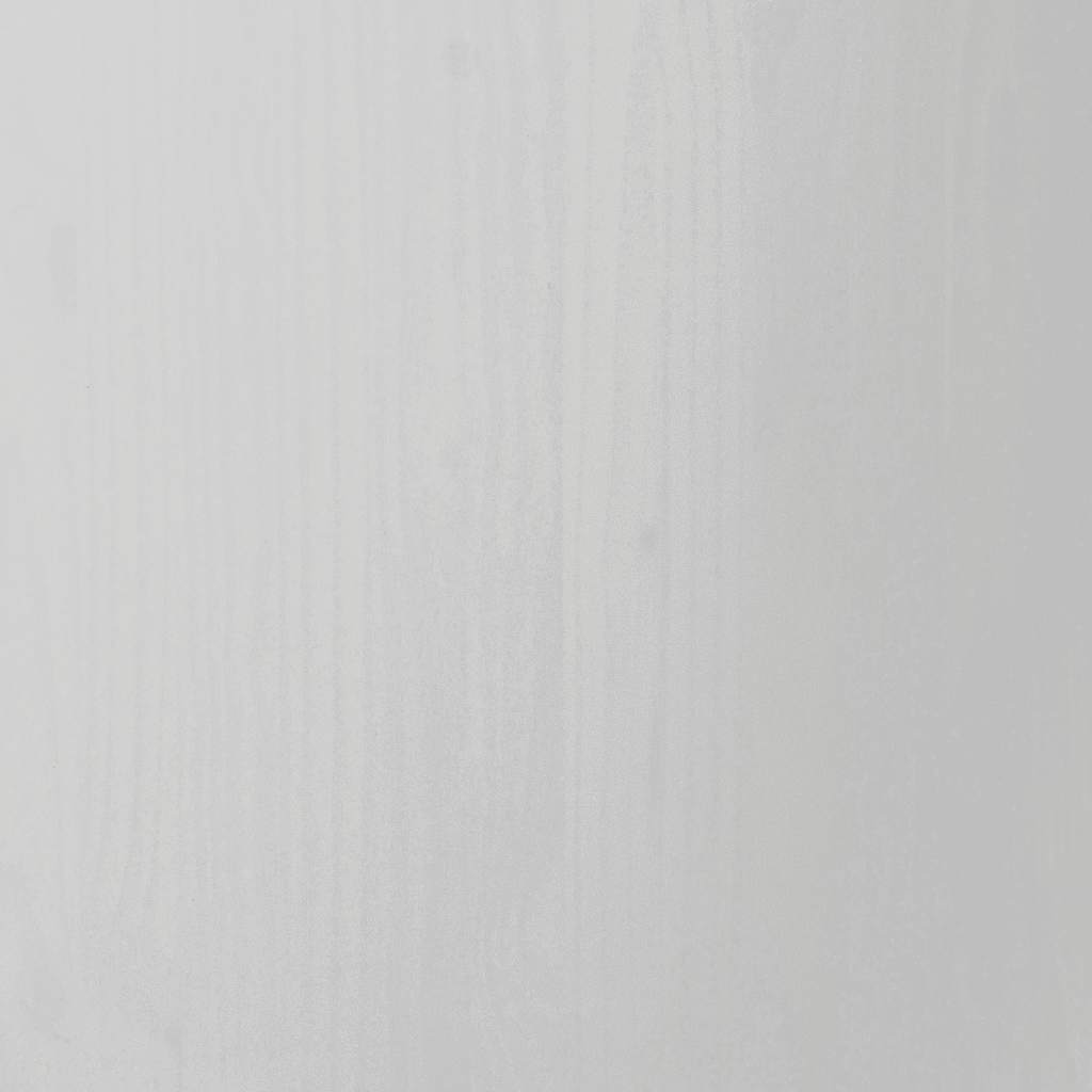 Armoire roulante avec tiroirs MOSS blanc bois de pin solide - XIOS