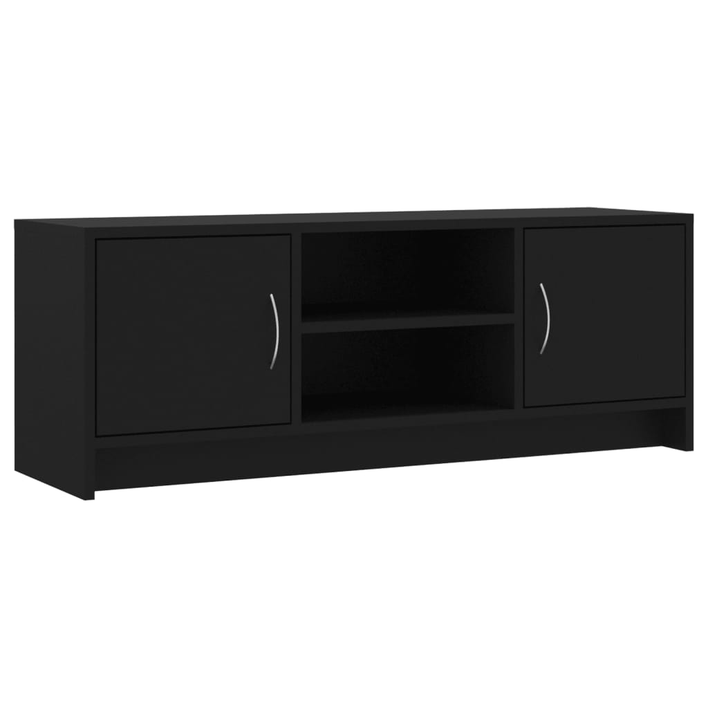 Meuble TV noir 102x30x37,5 cm bois d'ingénierie - XIOS