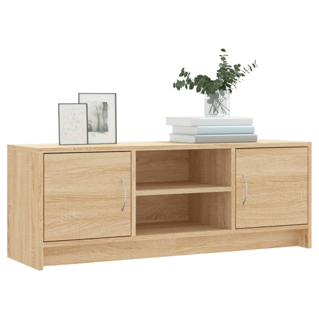 Meuble TV chêne sonoma 102x30x37,5 cm bois d'ingénierie - XIOS