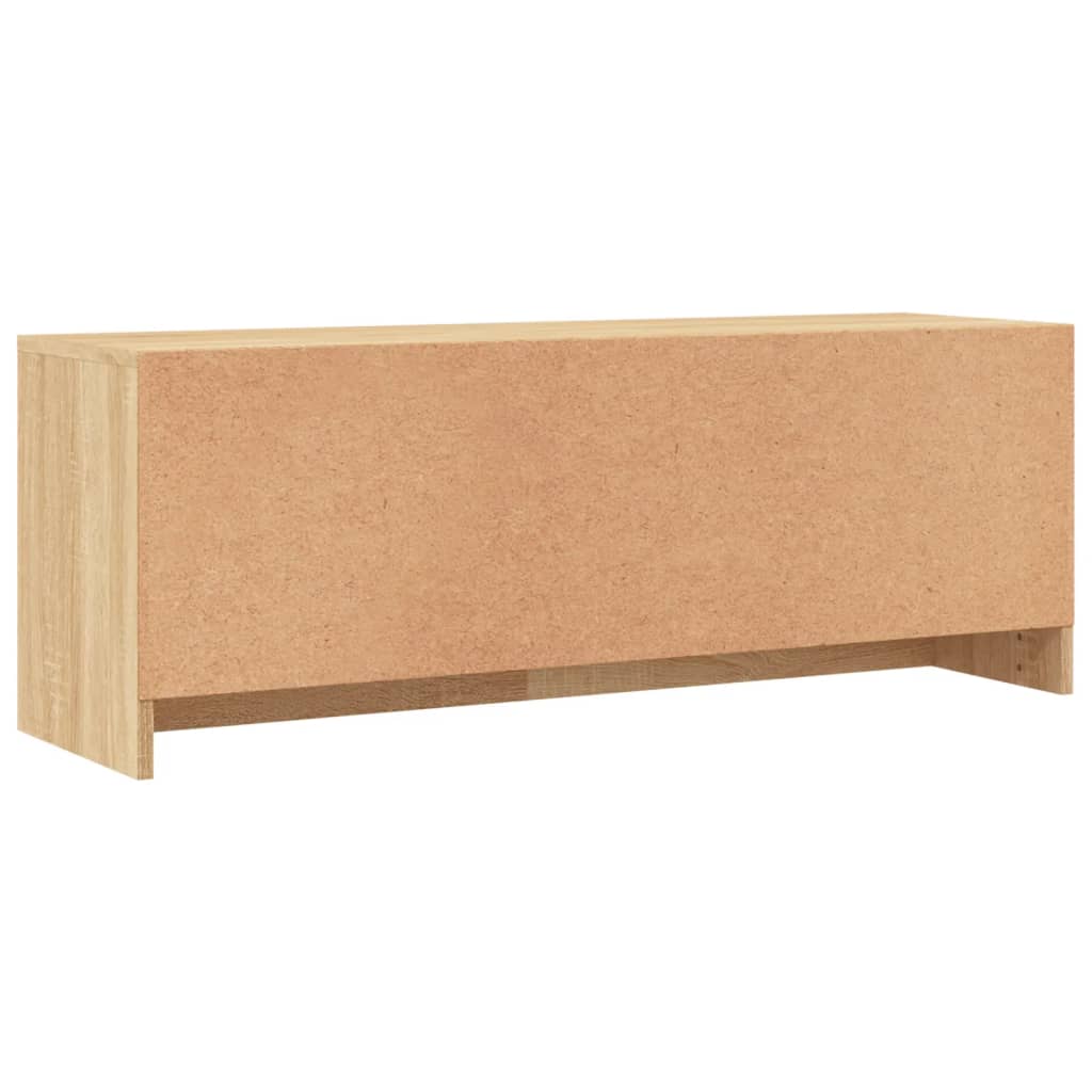 Meuble TV chêne sonoma 102x30x37,5 cm bois d'ingénierie - XIOS
