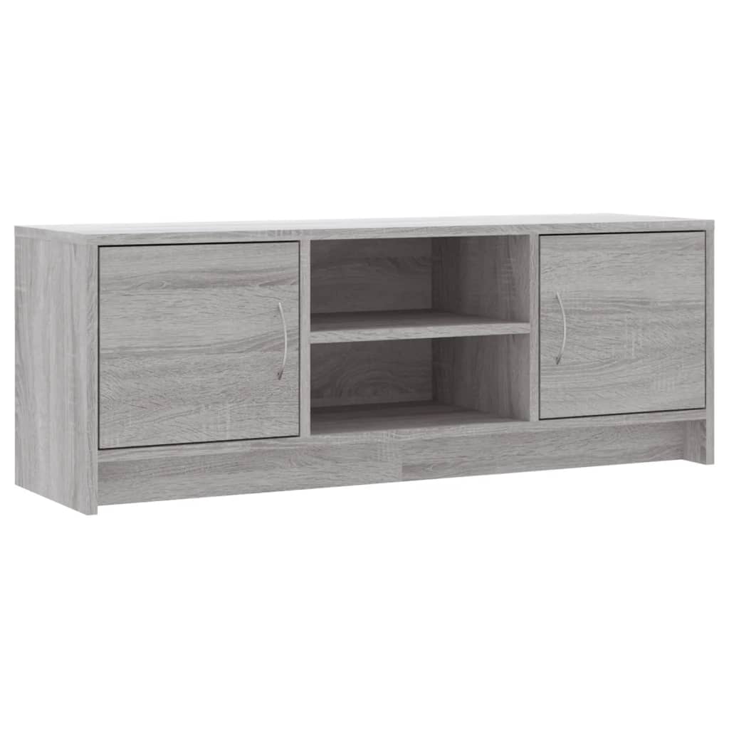 Meuble TV sonoma gris 102x30x37,5 cm bois d'ingénierie - XIOS