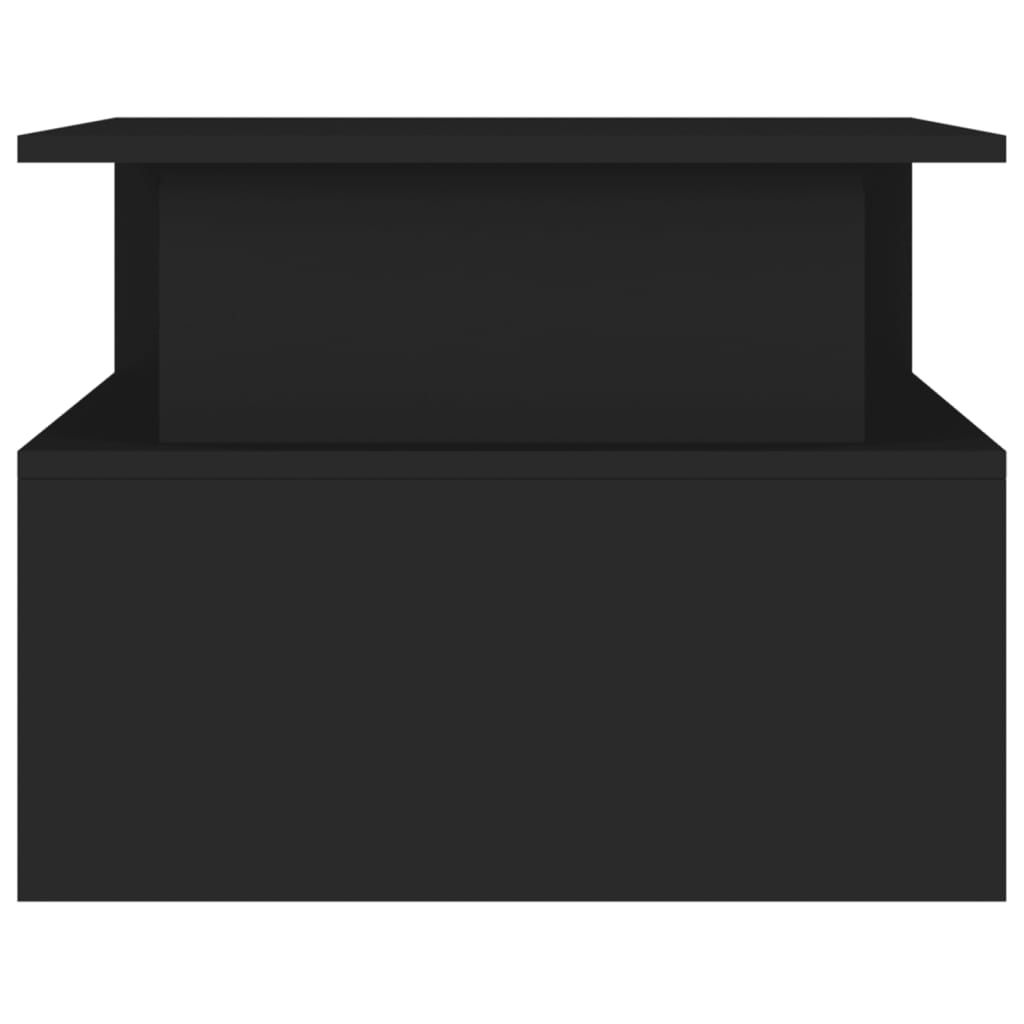 Table basse noir 90x55x42,5 cm bois d'ingénierie - XIOS