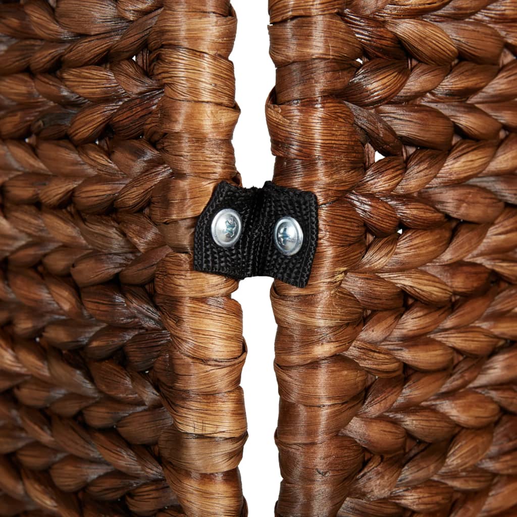 Cloison de séparation 5 panneaux marron hyacinthe d'eau - XIOS