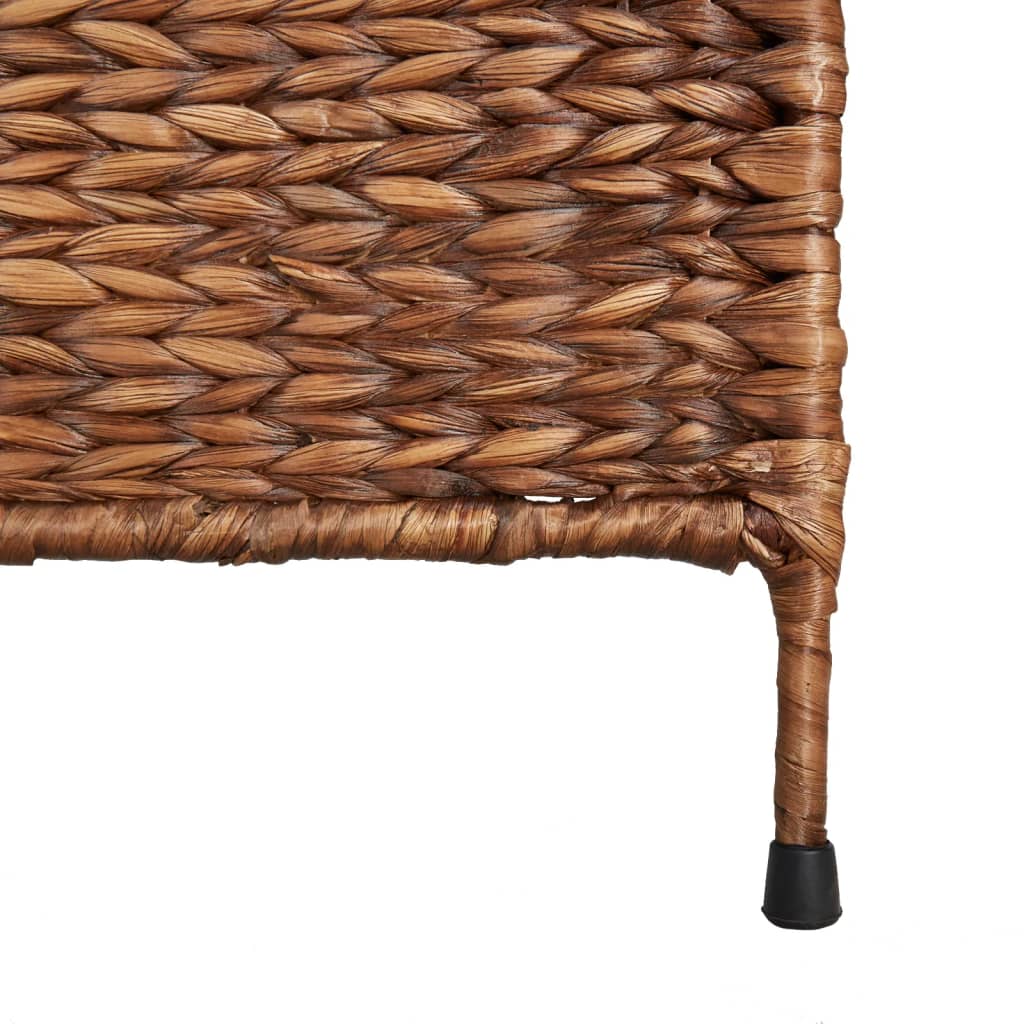 Cloison de séparation 5 panneaux marron hyacinthe d'eau - XIOS