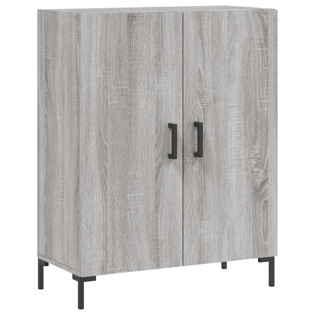 Buffet haut Sonoma gris 69,5x34x180 cm Bois d'ingénierie - XIOS