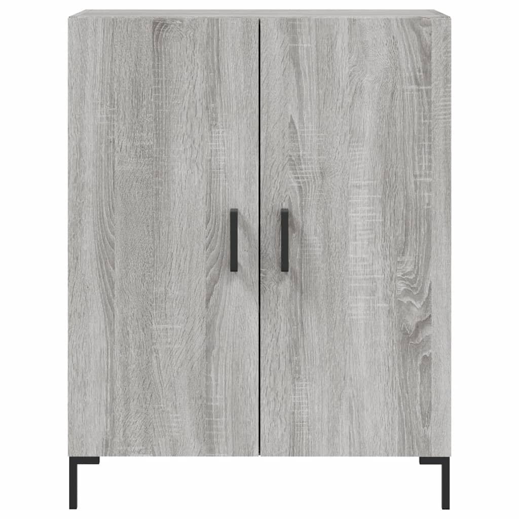 Buffet haut Sonoma gris 69,5x34x180 cm Bois d'ingénierie - XIOS