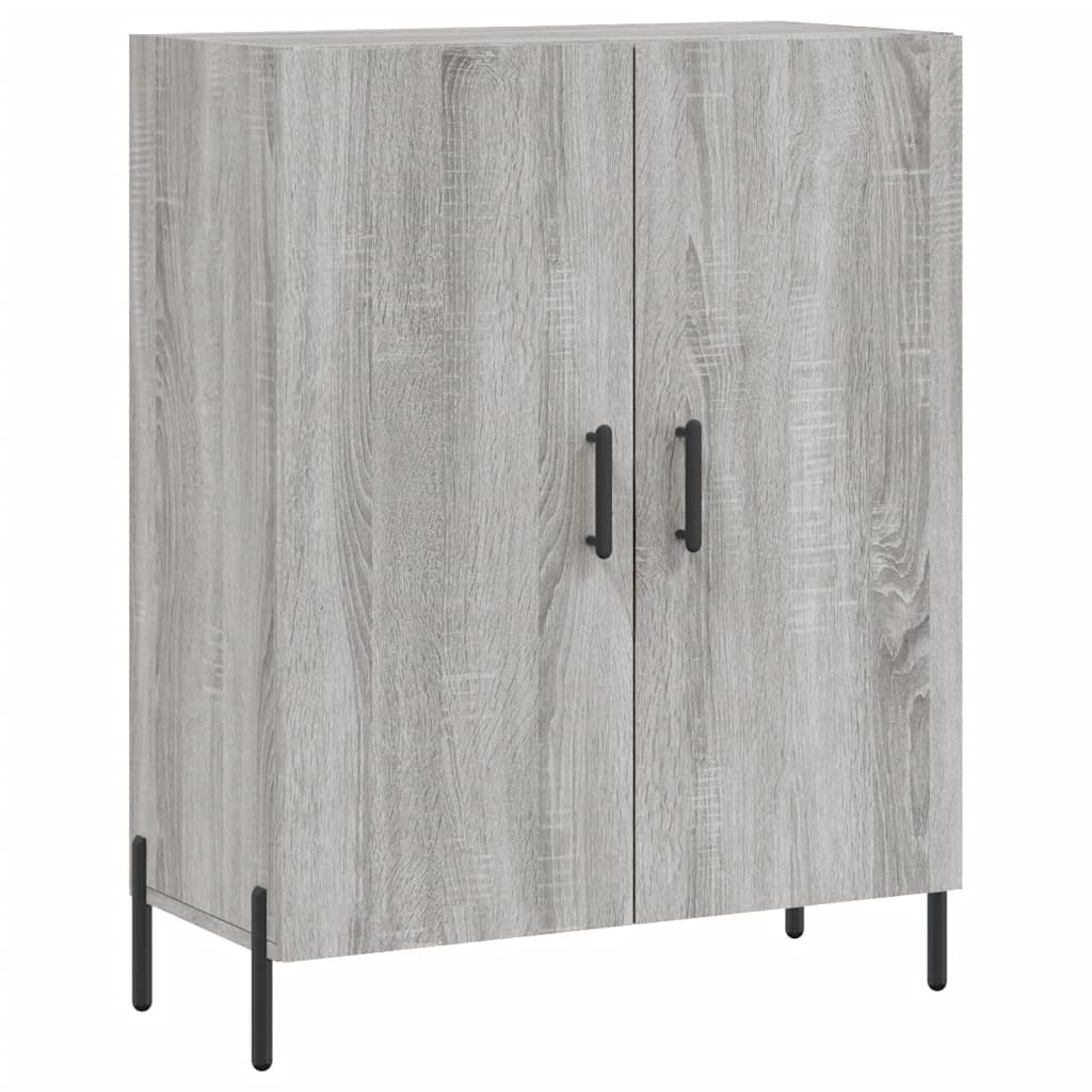 Buffet haut Sonoma gris 69,5x34x180 cm Bois d'ingénierie - XIOS