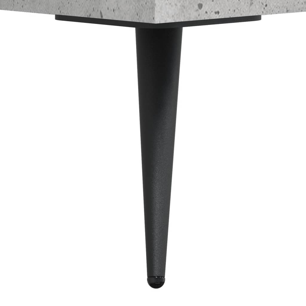 Buffet haut Gris béton 69,5x34x180 cm Bois d'ingénierie - XIOS