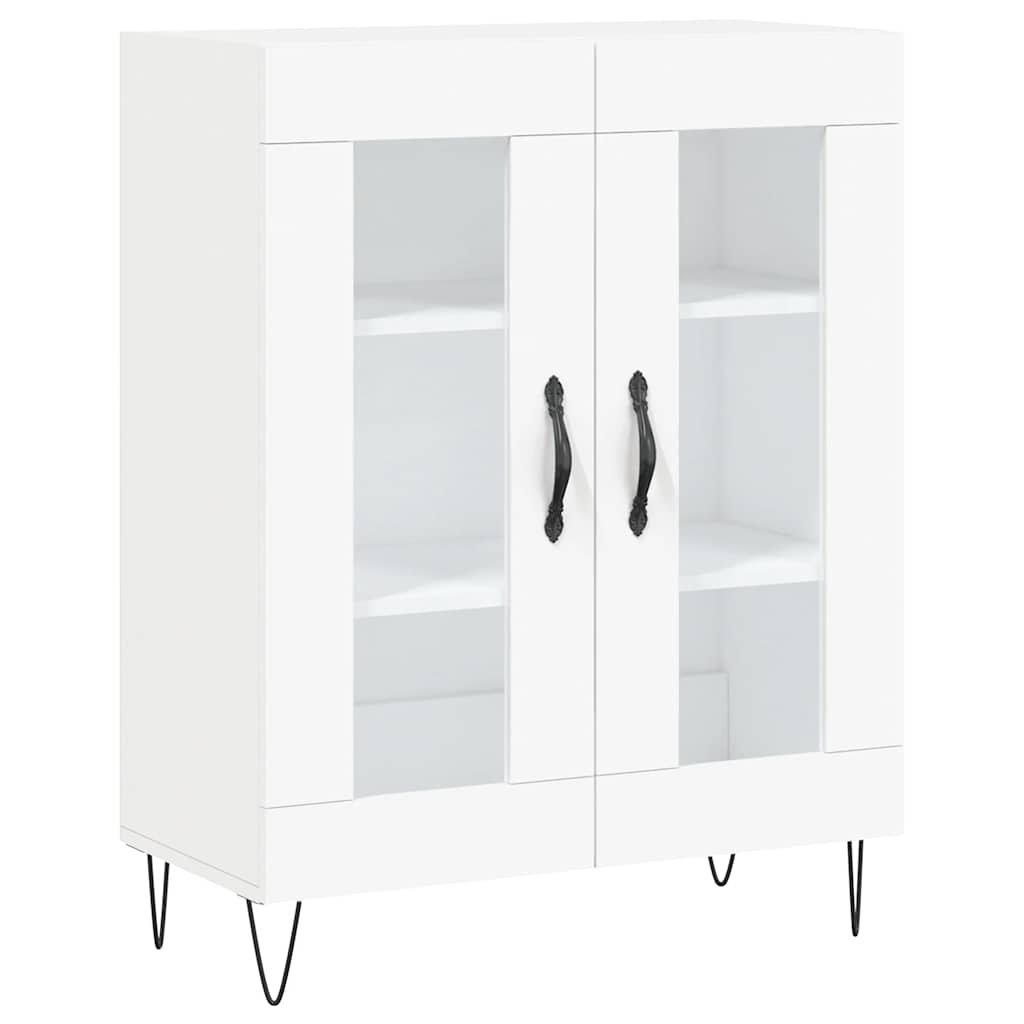 Buffet haut Blanc 69,5x34x180 cm Bois d'ingénierie - XIOS