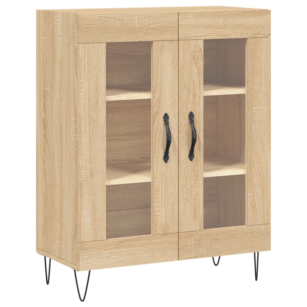 Buffet haut Chêne sonoma 69,5x34x180 cm Bois d'ingénierie - XIOS